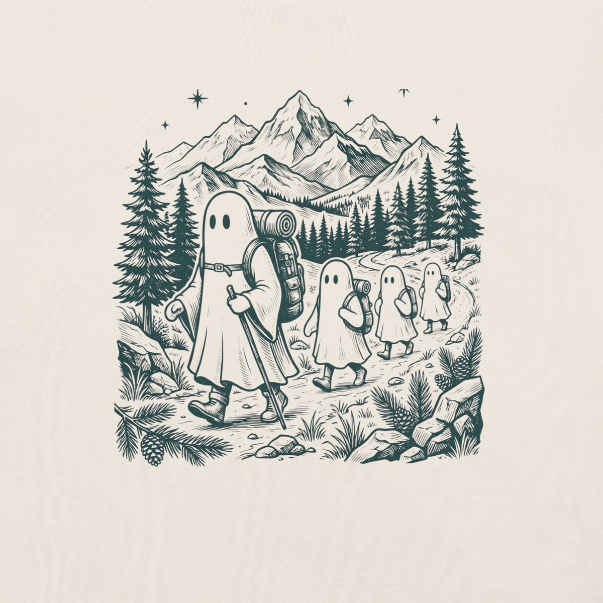 Halloween Ghost Troop Hike Tee